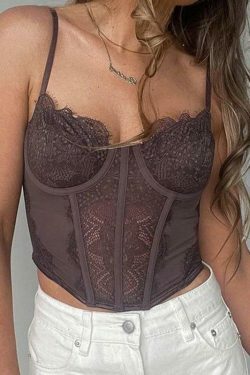 Coquette Aesthetic Sadie Corset Top - Y2K Fashion Grunge Style Cute Tops Pastel Goth Cargo Skirt