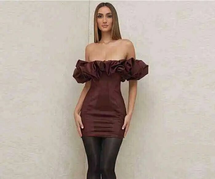 Coquette Aesthetic Sasha's Elegant Neckline Dress - Y2K Fashion Statement Piece