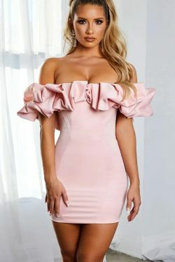 Coquette Aesthetic Sasha's Elegant Neckline Dress - Y2K Fashion Statement Piece