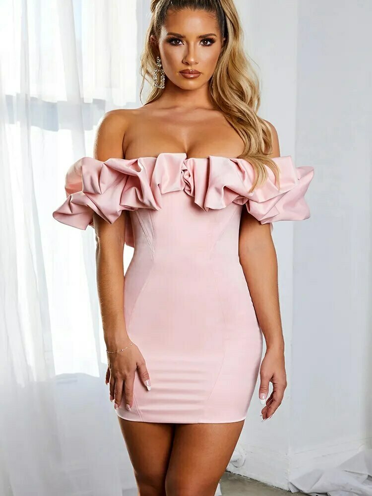 Coquette Aesthetic Sasha's Elegant Neckline Dress - Y2K Fashion Statement Piece