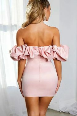 Coquette Aesthetic Sasha's Elegant Neckline Dress - Y2K Fashion Statement Piece