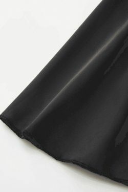 Coquette Aesthetic Satin Lace-Up Mini Skirt