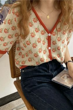 Coquette Aesthetic Secret Garden Button-Up Top - Y2K Fashion Women's Clothing