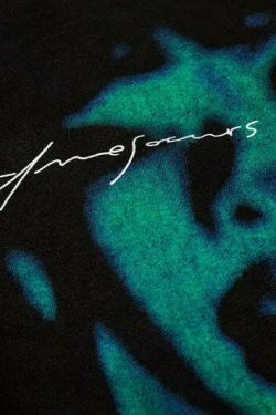 Coquette Aesthetic Shadow Graphic Acid Washed T-Shirt - Y2K Fashion Grunge Style Cute Tops