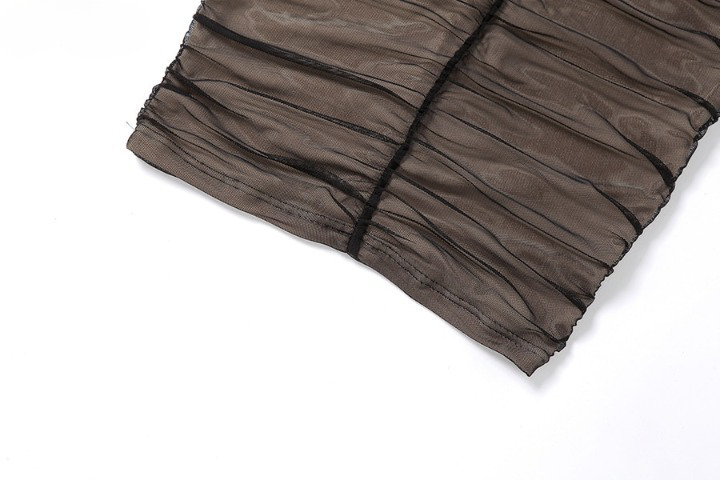 Coquette Aesthetic Sheer Allure Midi Dress - Y2K Fashion Women's Clothing