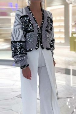 Coquette Aesthetic Short Sweater Jacket - Y2K Fashion Women's Clothing