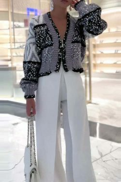 Coquette Aesthetic Short Sweater Jacket - Y2K Fashion Women's Clothing