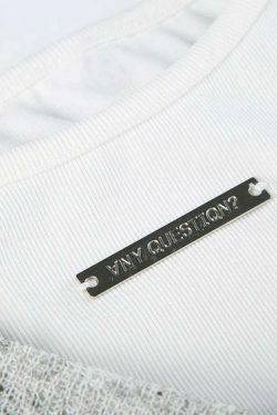 Coquette Aesthetic Slim Tank Top with Cowl Neck - Y2K Fashion Long Sleeve Knit