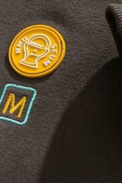 Coquette Aesthetic Smiley Zipper Hoodie - Y2K Fashion Grunge Style Cute Tops Pastel Goth