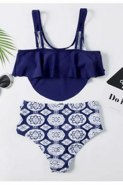 Coquette Aesthetic Snake Print Bandeau Bikini