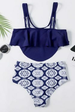 Coquette Aesthetic Snake Print Bandeau Bikini