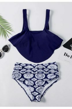 Coquette Aesthetic Snake Print Bandeau Bikini