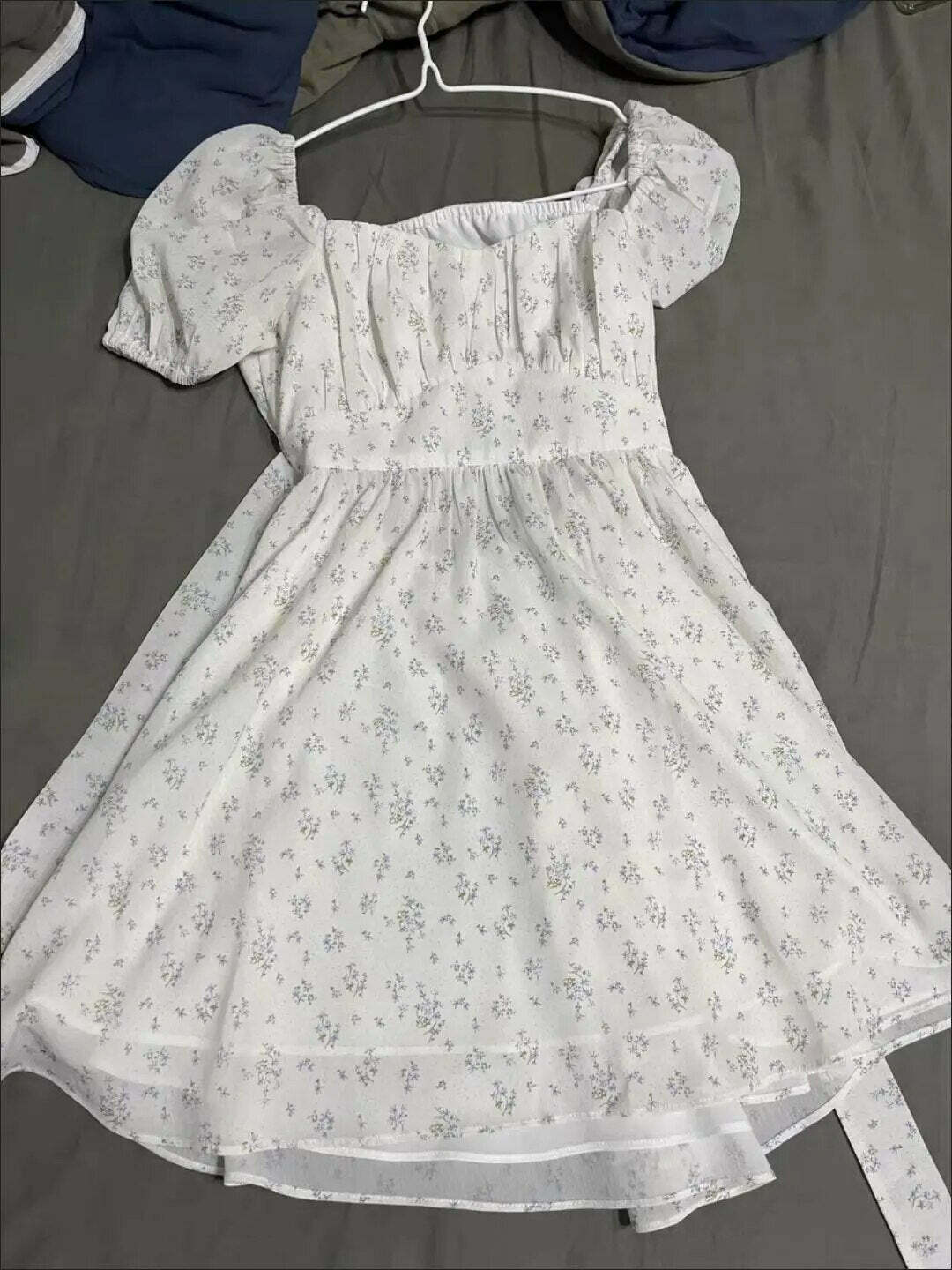 Coquette Aesthetic Snowflake Mini Dress Coquette Aesthetic Snowflake Mini Dress