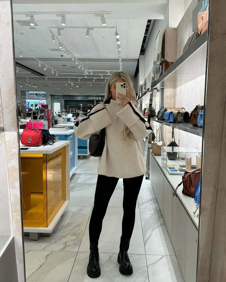 Coquette Aesthetic Snug Symphony Turtleneck Sweater Coquette Aesthetic Snug Symphony Turtleneck Sweater