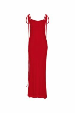 Coquette Aesthetic Solid Color Backless Maxi Dress for Women - Y2K Fashion Statement Piece