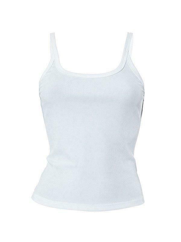 Coquette Aesthetic Solid Color Cami Top - Y2K Fashion Grunge Style Cute Tops & Cargo Skirt Outfits Coquette Aesthetic Solid Color Cami Top - Y2K Fashion Grunge Style Cute Tops & Cargo Skirt Outfits