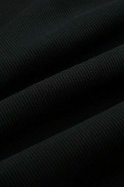 Coquette Aesthetic Solid Drawstring Lace-Up Knit Sweater