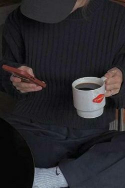 Coquette Aesthetic Solid Ribbed Crew Neck Short Knit Sweater - Y2K Fashion Women's Clothing