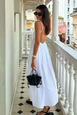 Coquette Aesthetic Spilling Secrets Maxi Dress - Y2K Fashion Women's Clothing