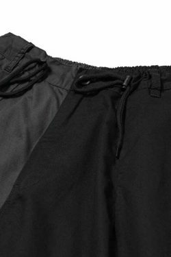 Coquette Aesthetic Spliced Colour Block Cargo Skirt