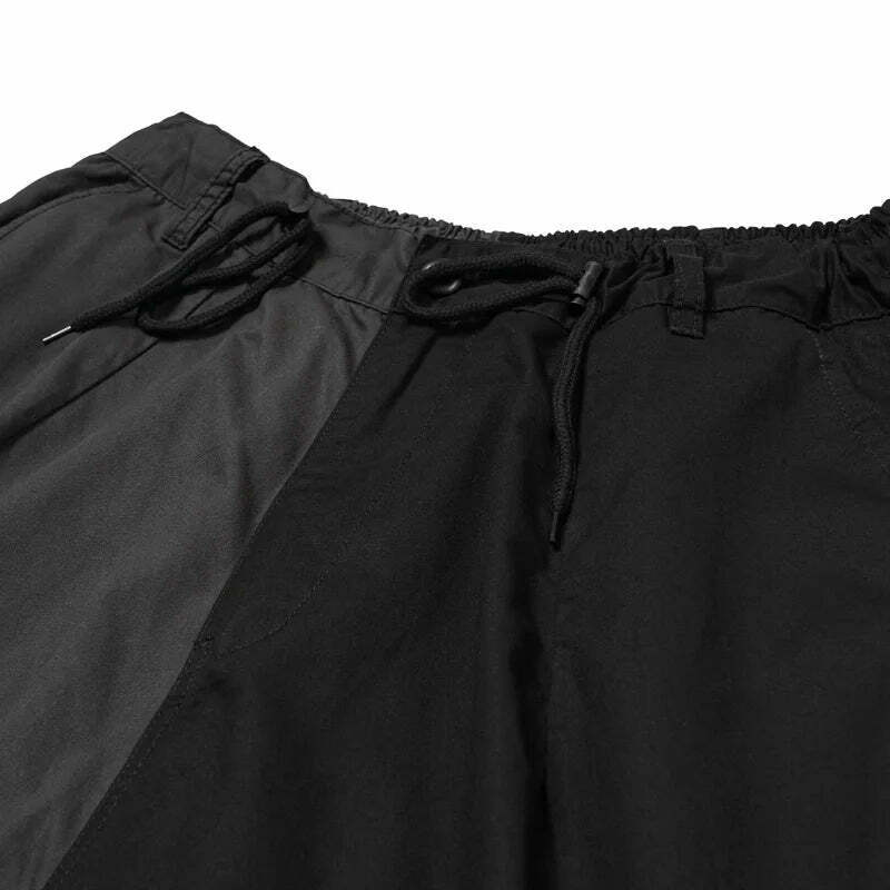 Coquette Aesthetic Spliced Colour Block Cargo Skirt Coquette Aesthetic Spliced Colour Block Cargo Skirt