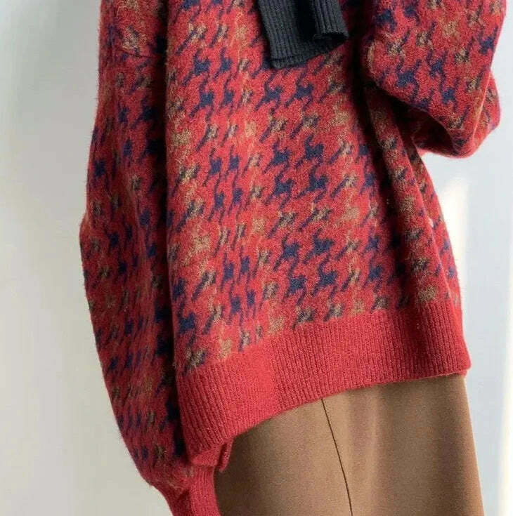 Coquette Aesthetic Star Gazer Chic Lantern Knitted Pullover Coquette Aesthetic Star Gazer Chic Lantern Knitted Pullover