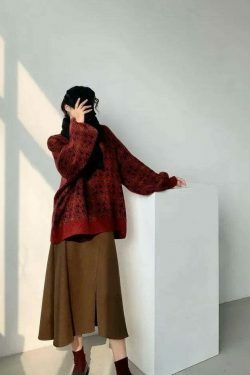 Coquette Aesthetic Star Gazer Chic Lantern Knitted Pullover