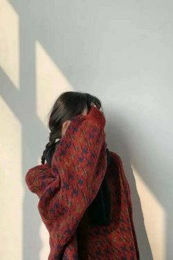 Coquette Aesthetic Star Gazer Chic Lantern Knitted Pullover