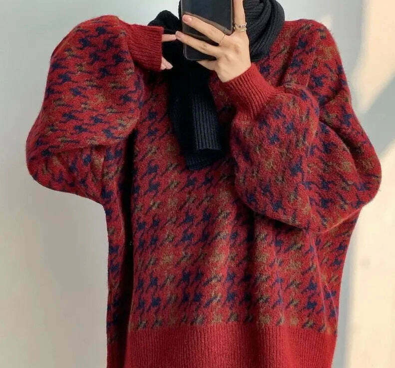 Coquette Aesthetic Star Gazer Chic Lantern Knitted Pullover Coquette Aesthetic Star Gazer Chic Lantern Knitted Pullover