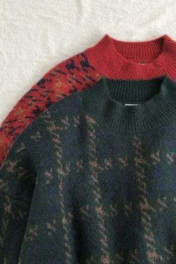 Coquette Aesthetic Star Gazer Chic Lantern Knitted Pullover