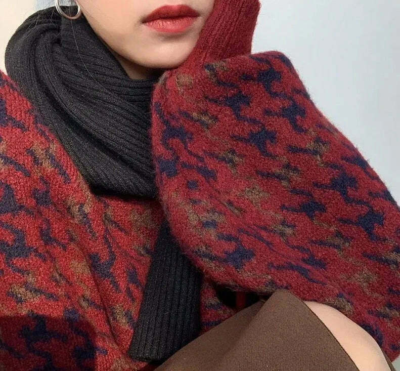 Coquette Aesthetic Star Gazer Chic Lantern Knitted Pullover Coquette Aesthetic Star Gazer Chic Lantern Knitted Pullover