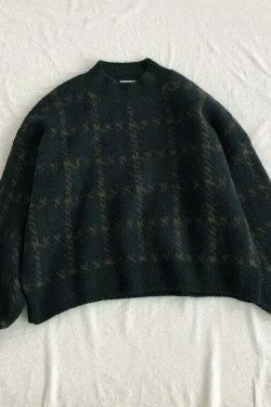 Coquette Aesthetic Star Gazer Chic Lantern Knitted Pullover