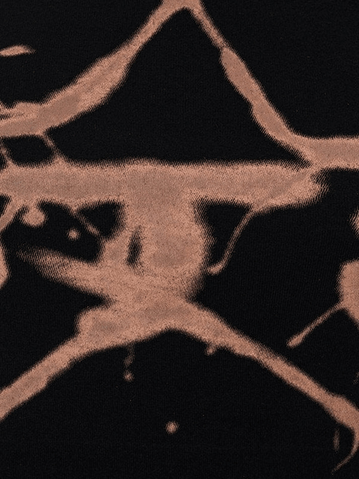 Coquette Aesthetic Star Print Baby Tee - Y2K Fashion Women's Clothing Coquette Aesthetic Star Print Baby Tee - Y2K Fashion Women's Clothing