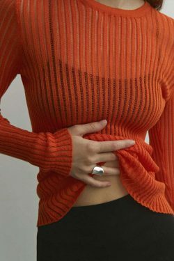 Coquette Aesthetic Stevie Skinny Long Sleeves T-Shirt - Y2K Fashion for Women