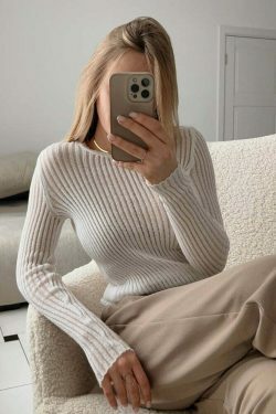 Coquette Aesthetic Stevie Skinny Long Sleeves T-Shirt - Y2K Fashion for Women