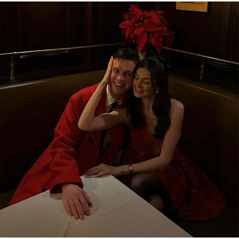 Coquette Aesthetic Strapless Mini Dress: Y2K Fashion with Grunge Style and Pastel Goth Vibes