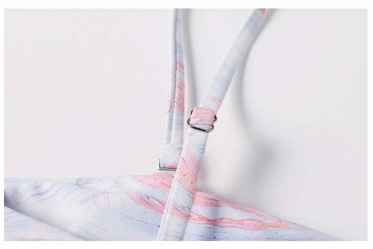 Coquette Aesthetic String Bikini Set with Cute Print - Y2K Fashion Women's Swimwear