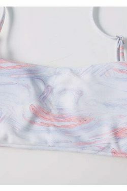 Coquette Aesthetic String Bikini Set with Cute Print - Y2K Fashion Women's Swimwear