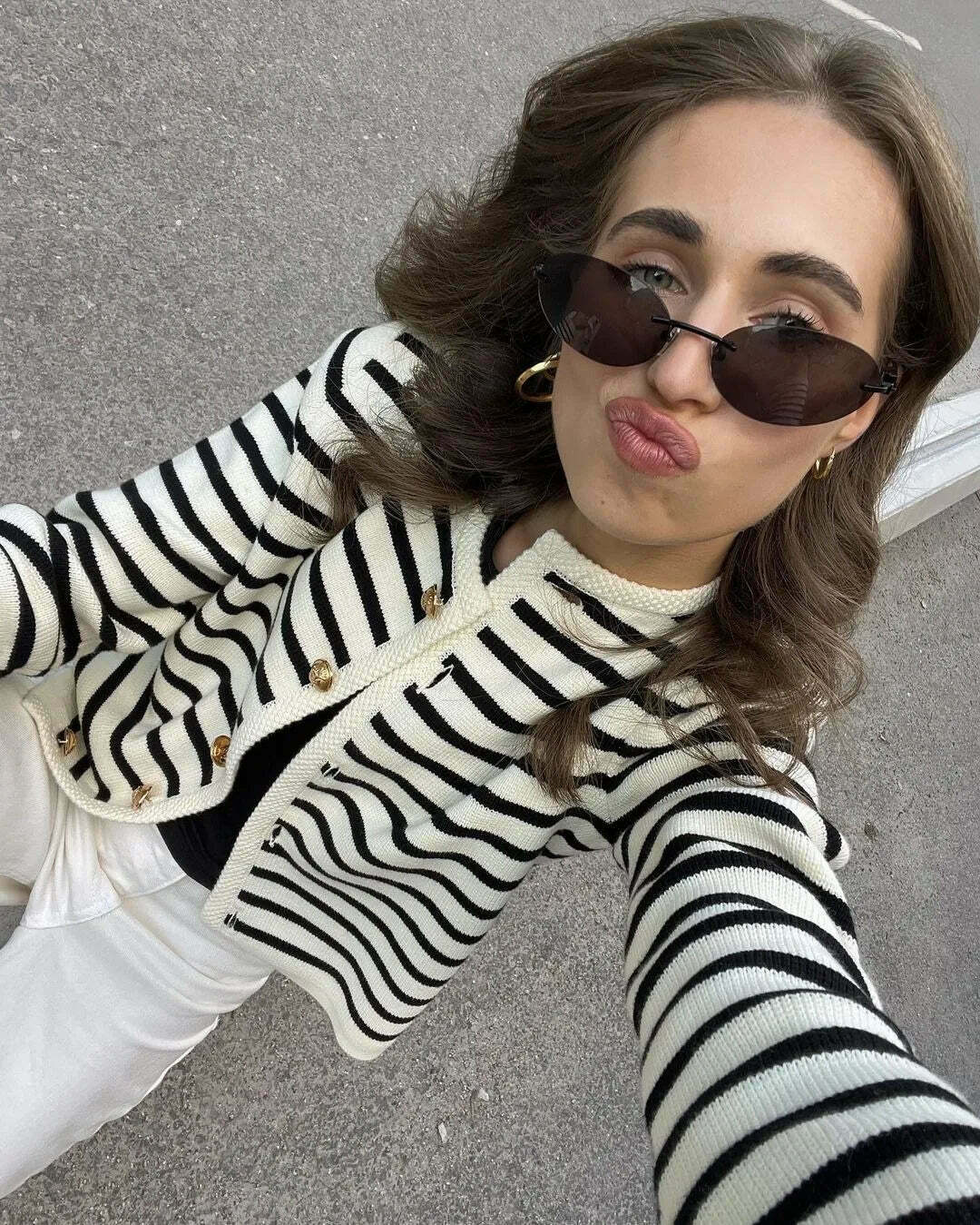 Coquette Aesthetic Striped Shorts Set - Y2K Fashion Outfit Coquette Aesthetic Striped Shorts Set - Y2K Fashion Outfit