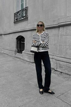 Coquette Aesthetic Striped Shorts Set - Y2K Fashion Outfit