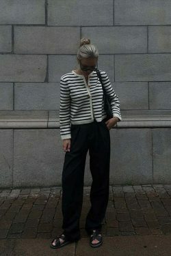 Coquette Aesthetic Striped Shorts Set - Y2K Fashion Outfit