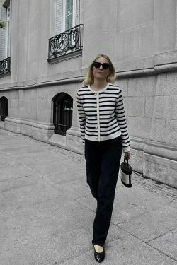 Coquette Aesthetic Striped Shorts Set - Y2K Fashion Outfit