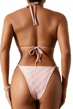 Coquette Aesthetic Suspender Swimsuit Bikini - Y2K Fashion Statement