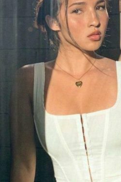 Coquette Aesthetic Sydney Corset Top - Y2K Fashion Grunge Style Cute Tops Pastel