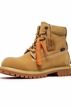 Coquette Aesthetic Tan Worker Boots - Y2K Fashion Statement for Women