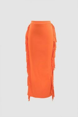 Coquette Aesthetic Tank Top & Ruffle Midi Skirt Set - Y2K Fashion Outfit