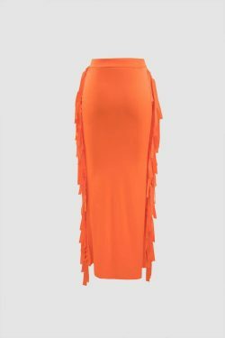 Coquette Aesthetic Tank Top & Ruffle Midi Skirt Set - Y2K Fashion Outfit