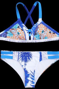 Coquette Aesthetic Tankini Set with Cute Print - Y2K Fashion for Women
