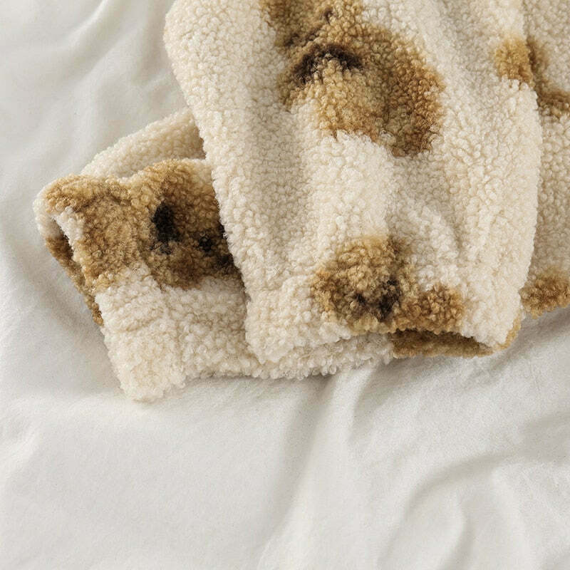 Coquette Aesthetic Teddy-Beddy Plush Zipper Hoodie Coquette Aesthetic Teddy-Beddy Plush Zipper Hoodie