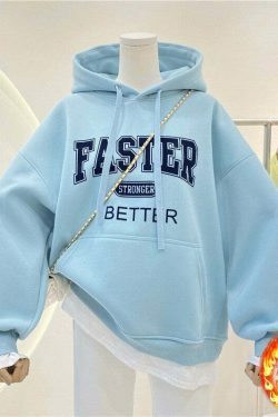 Coquette Aesthetic Thickened Letter Hoodie - Y2K Fashion Women's Clothing